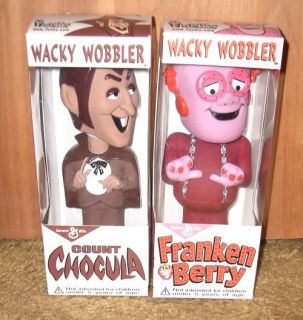   Count Chocula Franken Berry Wacky Wobbler Bobbleheads General Mills