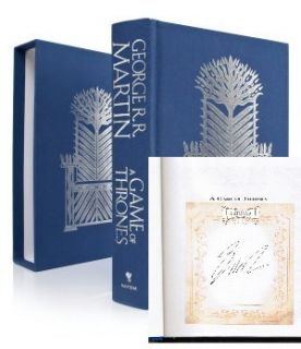 Game of Thrones George R R Martin Autographed Bookplate Deluxe First