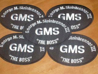 Patch Lot George Steinbrenner The Boss Commemorative NY Yankees