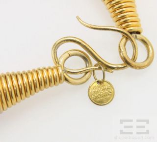 Gerda Lynggaard For Monies Black & Gold Rectangular Pendant Multi Cord