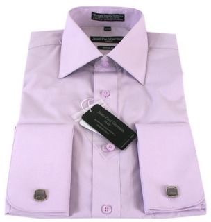 New Germain Lavender French Cuff Dress Shirt