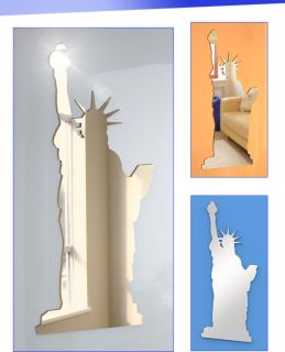 15cm Shatterproof Statue of Liberty Safety Mirror 2
