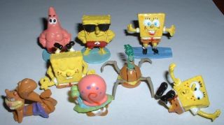 Spongebob Figure Figurine Set Playset w Patrick Gary