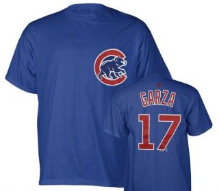 MLB Chicago Cubs Matt Garza Jersey Majestic Tee T Shirt BNWT