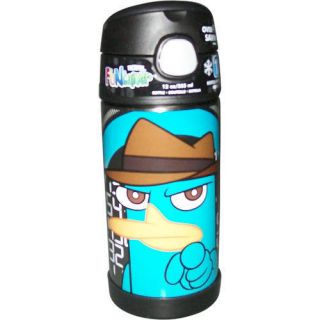 NWT Thermos Funtainer Drink Bottle Phineas and Ferb Agent P 12 ounce
