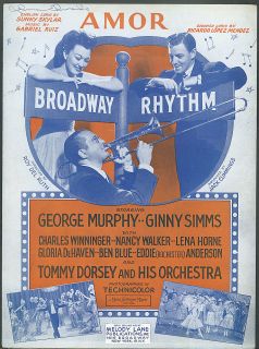 Ruiz & Mendez for the movie Broadway Rhythm starring George Murphy