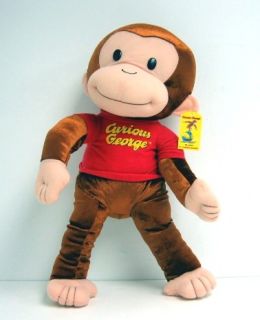 Curious George 21 inch Large Plush Monkey Doll New