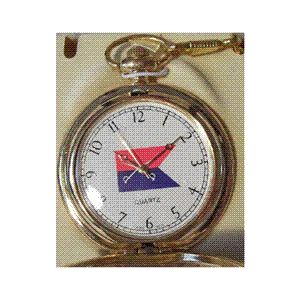 WESTERN OLD WEST GEORGE A CUSTER POCKET WATCH WITH CHAIN & GIFT BOX