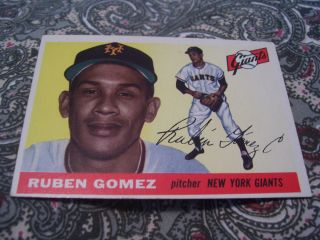 1955 Topps 71 Ruben Gomez Giants EX