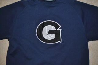 Nike Vintage Georgetown Hoyas Basketball Warm Up Jersey Shirt Large