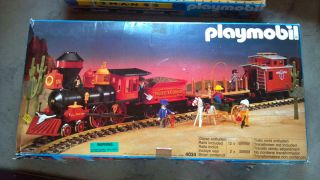 Scale Western playmobile Train Set