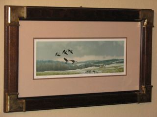 Gerald H Lubeck Limited Edition Canadian Geese Print