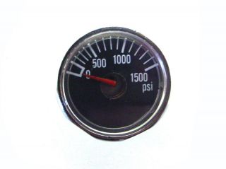 Paintball Marker CO2 Pressure Regulator Gauge 1500 PSI