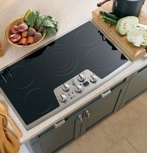 GE Profile 36 in Electric Cooktop PP962SMSS