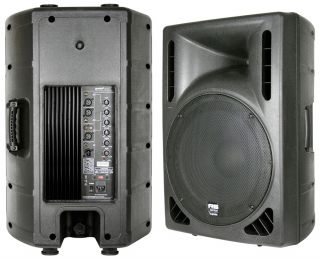 GEMINI PRO AUDIO DJ (2) RS 415 2400W 15 PA SPEAKERS $165 STANDS XLR