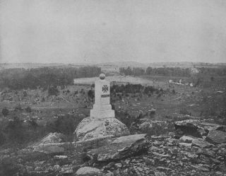 Pennsylvania Gettysburg Battlefield 1892 Print