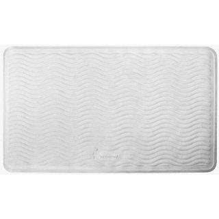 Ginsey Rubbermaid Large Rubber Bath Mat White