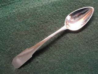 Coin Silver Geer Terry Enfield Ct Coffee Spoon Circa 1816