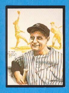 1979 Signature Miniatures Card Lou Gehrig