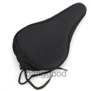  Cycling Soft Gel Saddle Seat Cover Cushion Pad Cushion DB028 Black