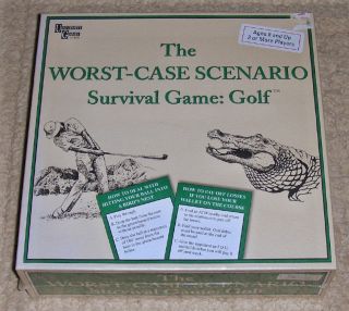  Worst Case Scenario Survival Game Golf Including 3 W CS Golf Balls New