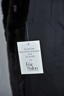 GIULIANA TESO+ Black Brown *RANCH MINK Fur* Coat Jacket