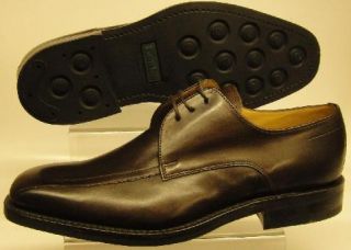 Loake Gielgud Dark Brown Burnished Calf Leather Shoe