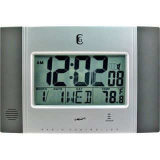 elgin 4625g wall clock digital quartz additional information radio