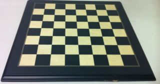 Scratch Dent 18 Ebonized and Maple Chess Board 1 3 4 Squares