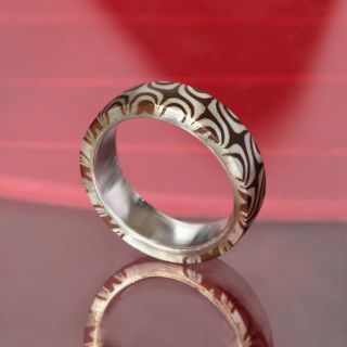 Beautiful Hand Crafted Mokume Gane Ring