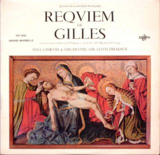 Requiem de Gilles Louis Fremaux Erato 60s Stereo LP