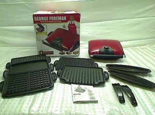 George Foreman Next Grilleration Electric Nonstick Grill with 5