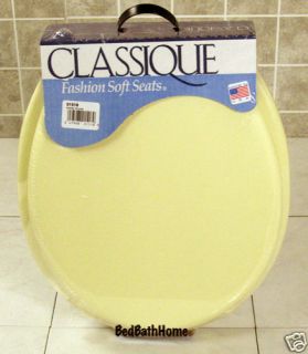 New Yellow Standard Ginsey Padded Toilet Seat 19395
