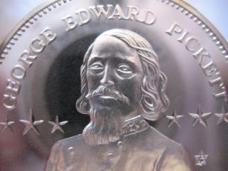oz RARE George Pickett Freemason Brother Masonic Coin Silver 925