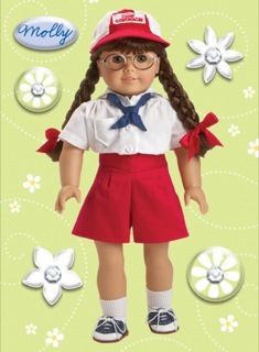 American Girl Crafts Molly McIntire Doll Stickers