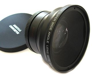 Fisheye Wide Angle 43 Lens for Canon GL1 GL2 Camcorder