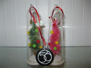 Enesco Department 56 Grinch Tree Christmas Holiday Ornaments Set of 2