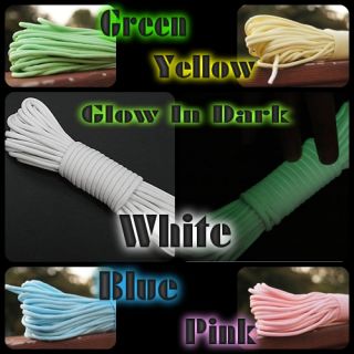 Glow in The Dark 550 Paracord Cord and Parachute Cord Ships from USA