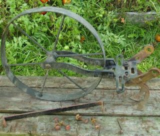 Garden Cultivator Planet Jr Style Cast Iron Frame Wheel