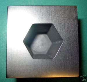 Optic Mold Graphite Glass Blowing Lampwork Hexagon