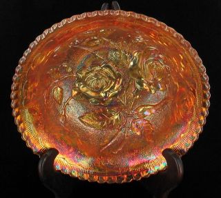  IMPERIAL CARNIVAL GLASS MARIGOLD OPEN ROSE BOWL SELLING BIG COLLECTION