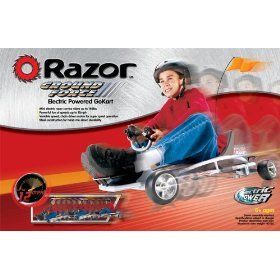 New Razor Ground Force Electric Go Kart Cart Silver  Brand