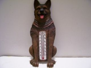 New Indoor Outdoor Thermometer with German Shepherd Dog