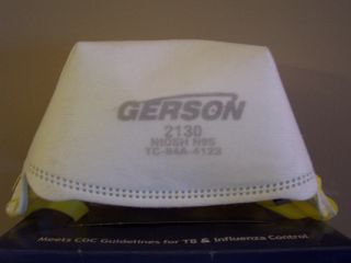 Gerson 2130 N95 Particulate Respirator Mask 10 Boxes