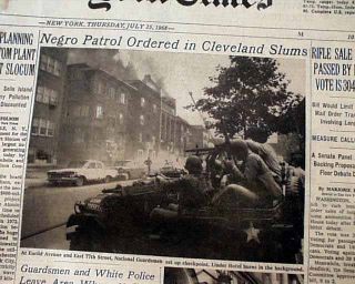 Glenville Shootout East Cleveland Ohio Race Riots Negroes 1968 Old