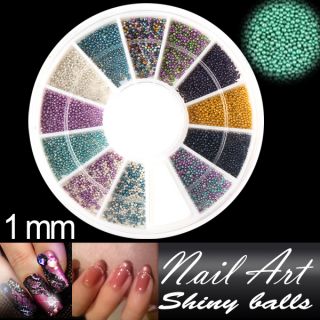 Nail Art Rhinestones Glitters Acrylic Tips Decoration Manicure Wheel 7