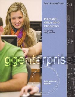  Office 2010 Introductory 1E Gary B Shelly Vermaat 1st Edition 2011 NEW