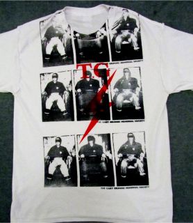 Punk T Shirt Throbbing Gristle Gary Gilmore Electric Chair T Shirt L