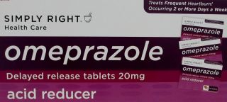  Omeprazole OTC 20mg 28 Tablet 2 Pack Gerd Heartburn Relief