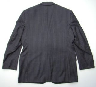 Brooks Brothers Golden Fleece Gray Pinstripe Suit 42 L